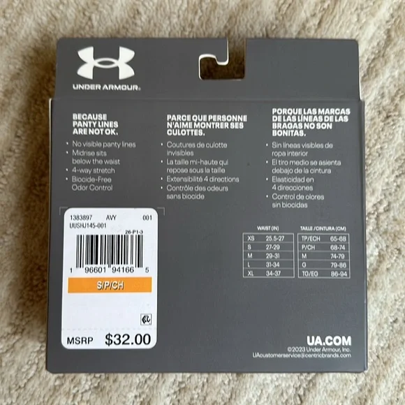 NWT Set of 3 Under Armour Pure Stretch Women's Black No Show Bikini Size Small - Picture 6 of 12